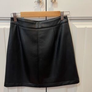 French Connection Pleather Skirt